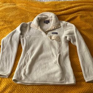 Patagonia Synchilla cream white XS Sweatshirt Pullover